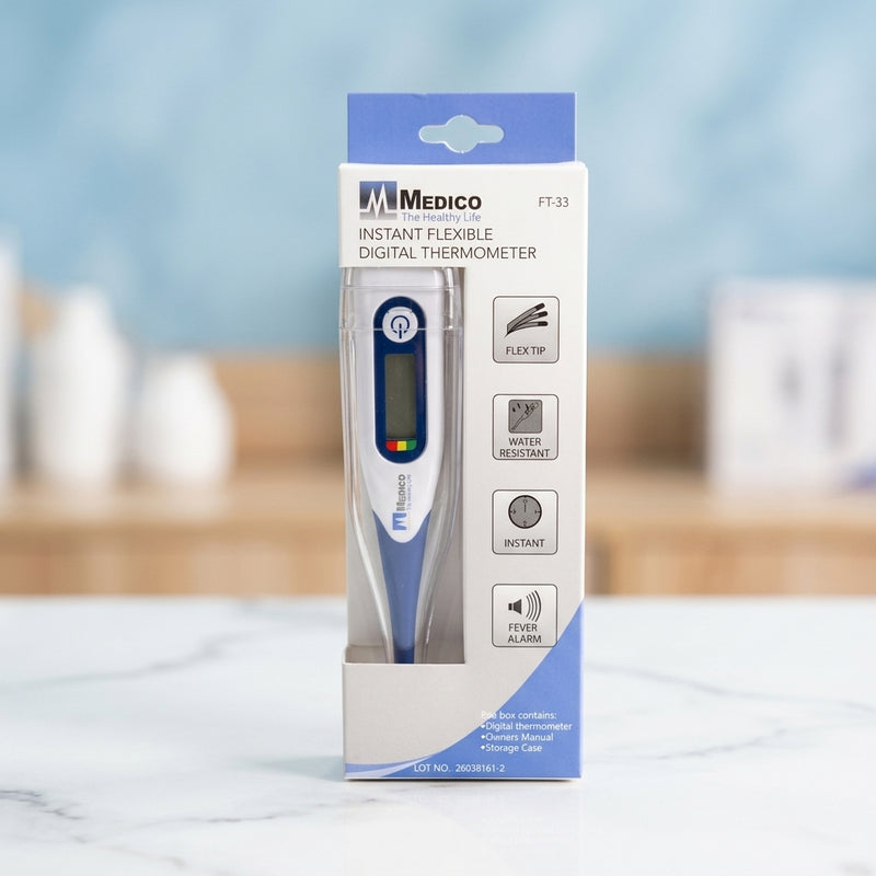 Medico FT-33 flexible tip digital thermometer