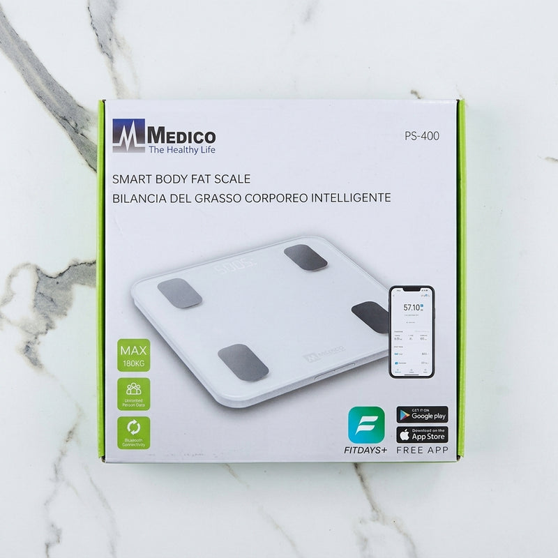 Medico PS-400 Bluetooth smart body fat scale with Fitdays app