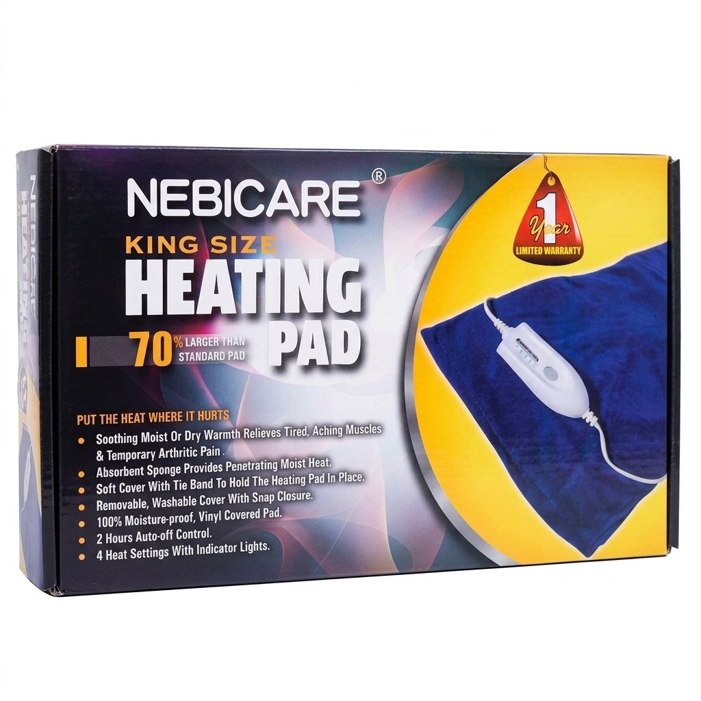 NebiCare king size extra large electric heating pad