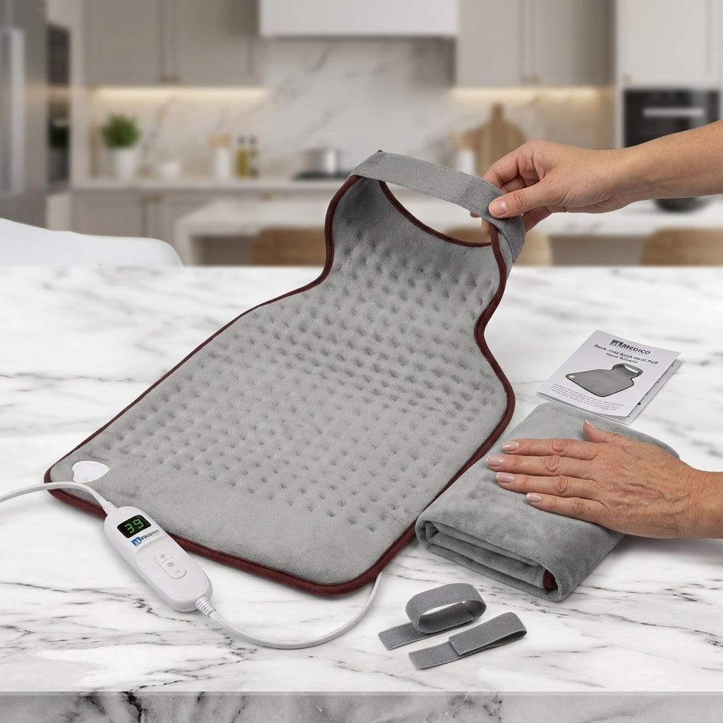 Medico HN-18 back and neck electric heating pad with controller