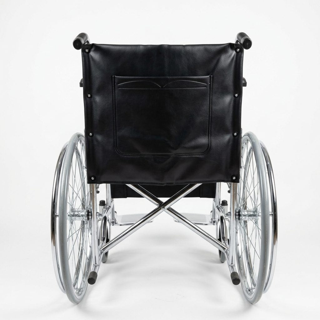 LifeCare 809 folding manual wheelchair with steel frame